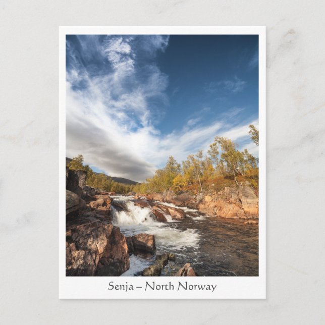 Postal Senja Noruega (Anverso)