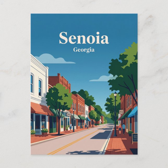 Postal Senoia Georgia (Anverso)