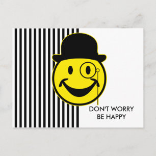 Postal Señor amarillo & rayas + tu espalda. & idea