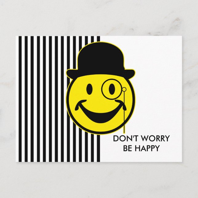 Postal Señor amarillo & rayas + tu espalda. & idea (Anverso)