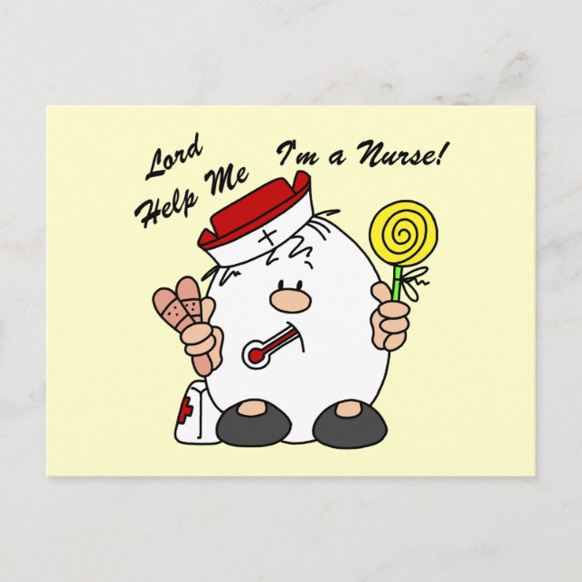 Postal Señor Ayúdame Soy enfermera (Anverso)