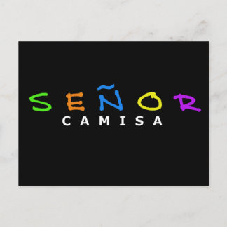 POSTAL SENOR CAMISA POSTCARD