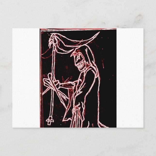 Postal Señor de la Oscuridad (Anverso)