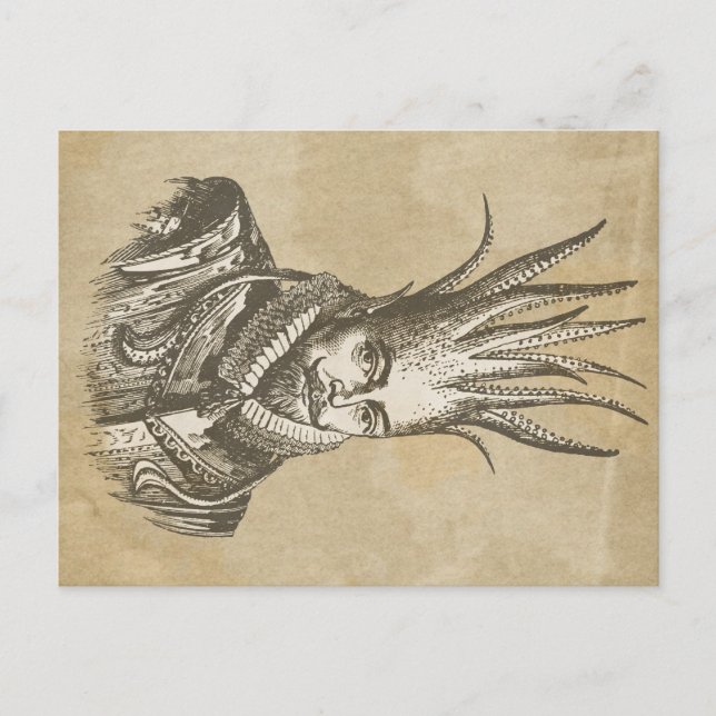 Postal "Señor de las profundidades" (Anverso)