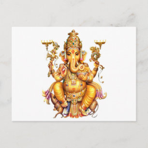 POSTAL SEÑOR GANESH HINDU GOD