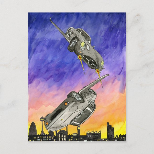 Postal Señor Vernon que persigue la cacerola de Hamgee (Anverso)