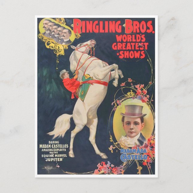 Postal Señora Ada Castello (Anverso)