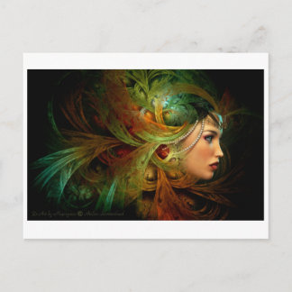 Postal Señora con un elegante domicilio