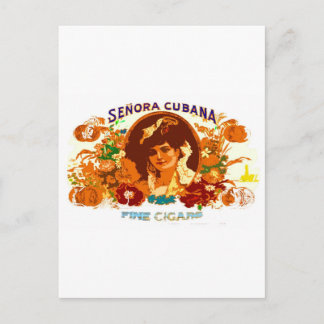 POSTAL SENORA CUBANA