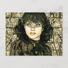 Postal Señora de la Vintage