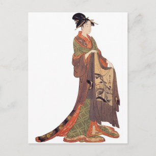Postal Señora Japonesa