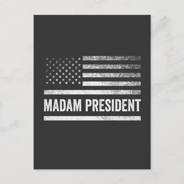 Postal Señora Presidenta Harris Walz Elección de la Bande (Anverso)