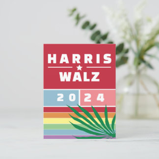 POSTAL SEÑORA PRESIDENTA KAMALA HARRIS WALZ 2024