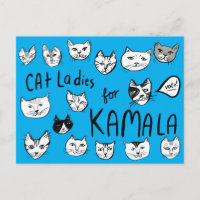 SEÑORAS GATAS para KAMALA Cute VOTA ELECCIÓN