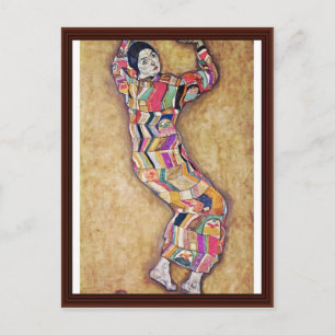 Postal Señorita Beer por Schiele Egon
