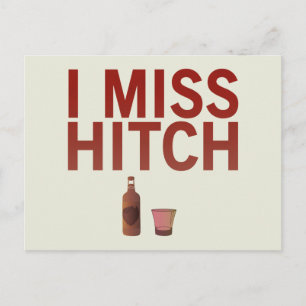 Postal Señorita Hitch (oscuridad en la luz) Postcard