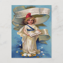 Postal Señorita Libertad Niña Linda