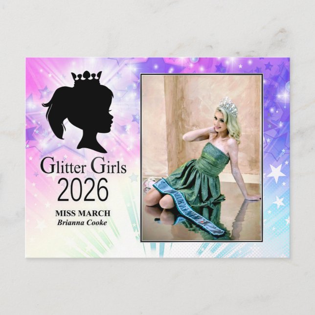 Postal Señorita marzo 2026 (Anverso)