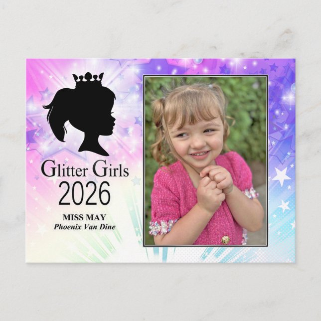 Postal Señorita Mayo 2026 (Anverso)