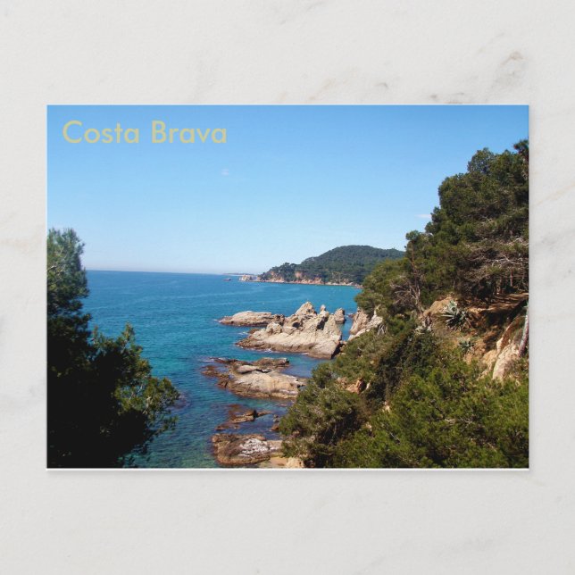 Postal Sensación de Costa Brava (Anverso)