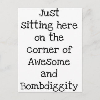 Postal Sentado aquí