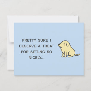 Postal Sentado con gusto