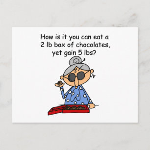 Postal Sentido del chocolate