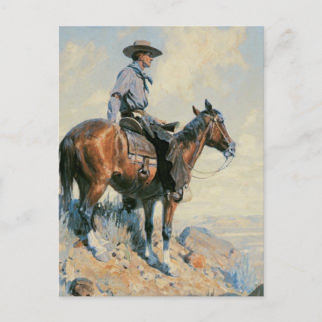 Postal Sentinel de las llanuras (Anverso)