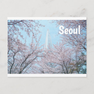 Postal Seoul Cherry Blossom