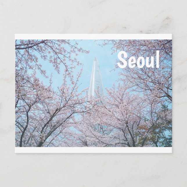 Postal Seoul Cherry Blossom (Anverso)