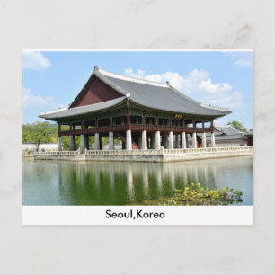 Postal seoul korea postcard