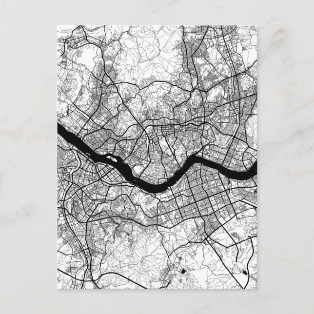 Postal Seoul South Korea Map (Anverso)