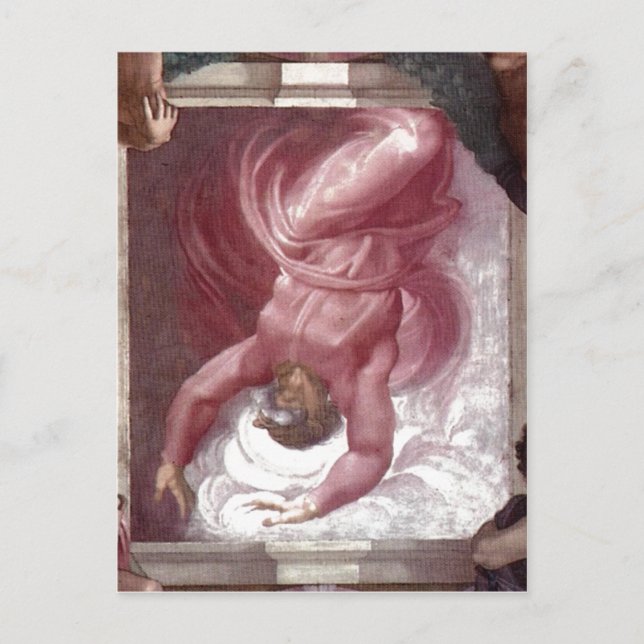 Postal Separación sumaria de la luz de la oscuridad, 1508 (Anverso)