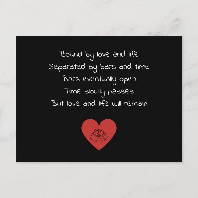 Postal Separados Por Bares Y Tiempo (Anverso)