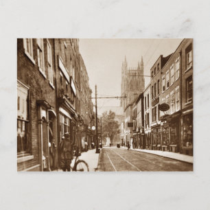 postal sepia de worcester UK 1927