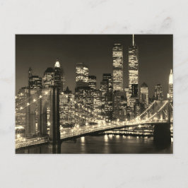 Postal Sepia Nueva York