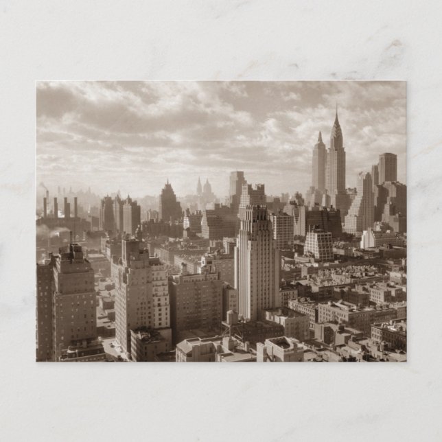 Postal Sepia Nueva York (Anverso)