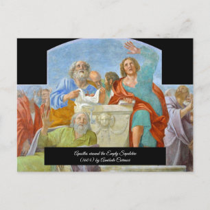 Postal Sepulcro vacío de Jesús
