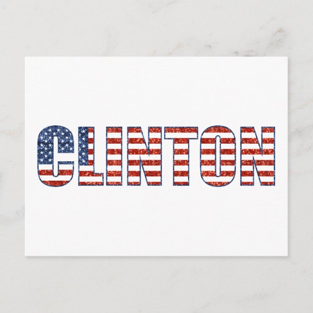 Postal sequin Clinton (Anverso)