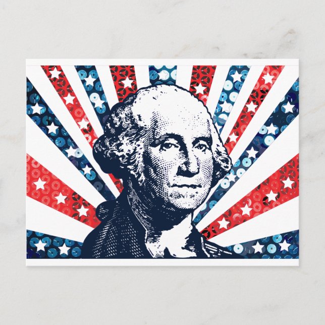 Postal sequin george washington (Anverso)