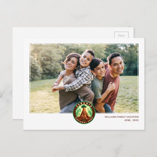 Postal Sequoia National Park (Anverso / Reverso)