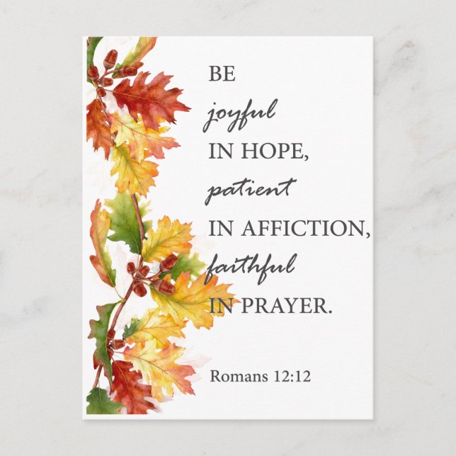 Postal Ser esperanzador (Anverso)