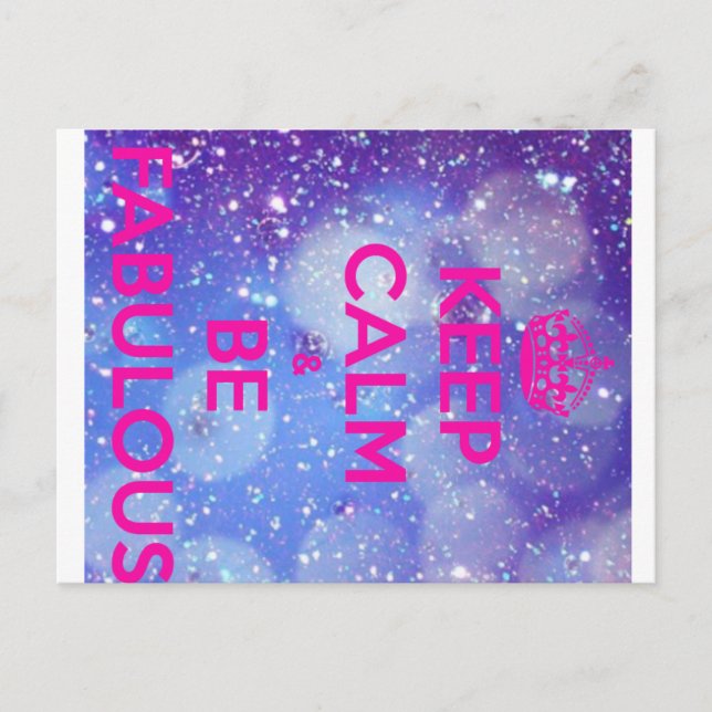 POSTAL SER FABULOSO (Anverso)