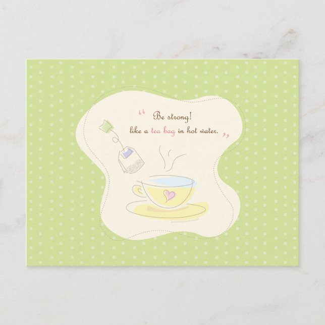 Postal Ser fuerte (Anverso)