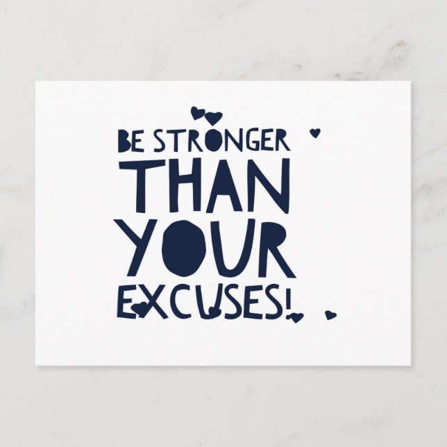 Postal Ser fuerte (Anverso)