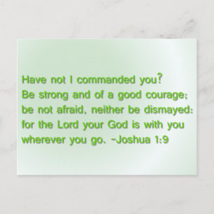 Postal Ser fuerte y de buen valor