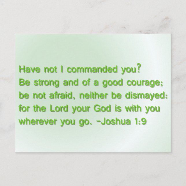 Postal Ser fuerte y de buen valor (Anverso)