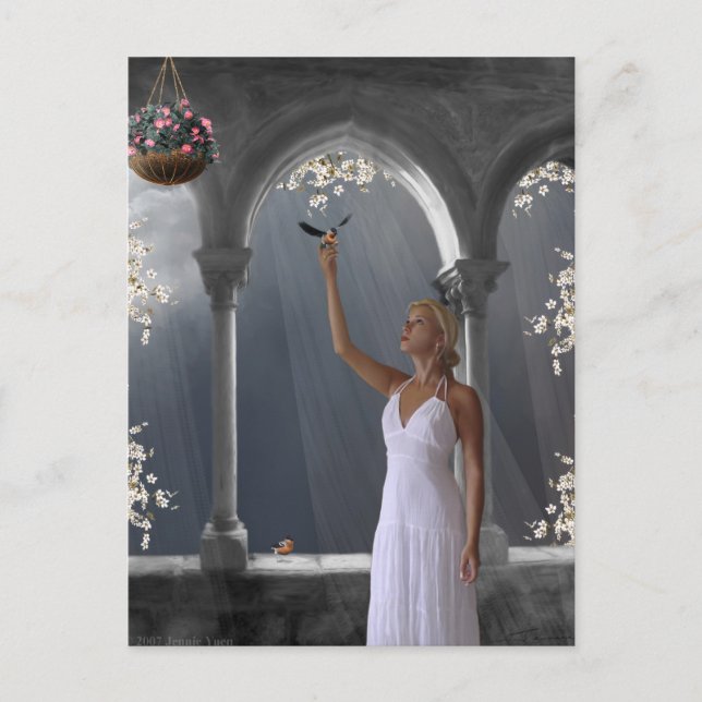 Postal Ser libre como pájaro (postal) (Anverso)