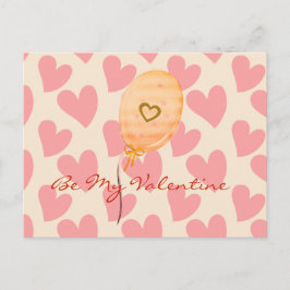 Postal Ser mi día de San Valentín