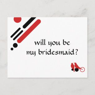 Postal ser mis pájaros mod de la dama de honor